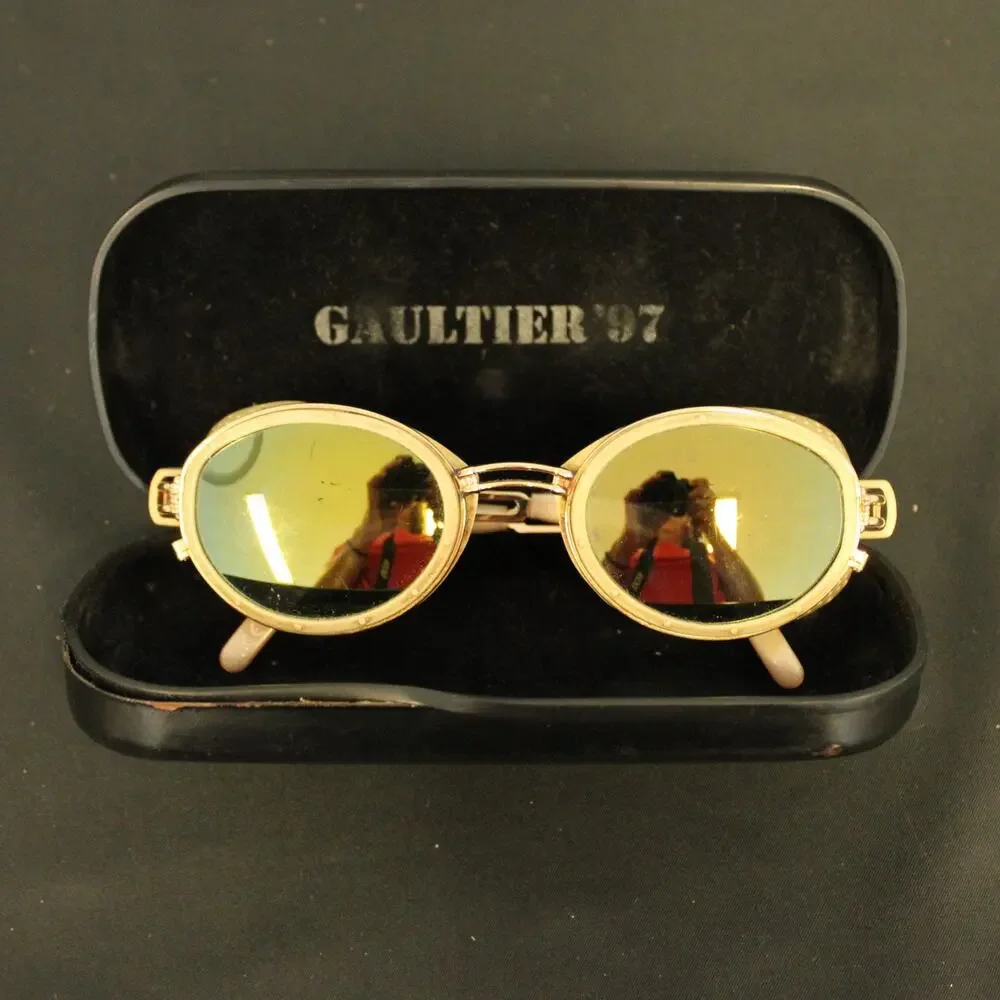 90s Vintage Jean Paul Gaultier Sunglasses 56-6201 Official Collectible Rare READ